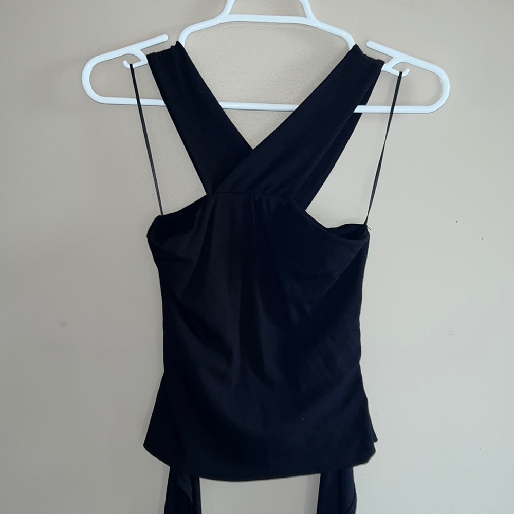 VICI cross paths top - black